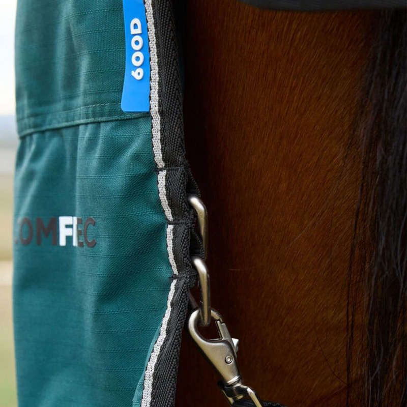 Weatherbeeta Comfitec Classic Turnout Combo 360g Rug in Forest Green/Black-6